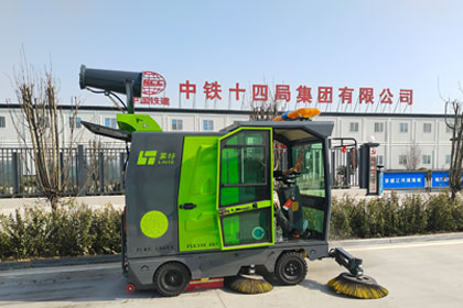 中铁十四局引进莱特扫地车科技赋能洁护提质 匠心护航基建征程